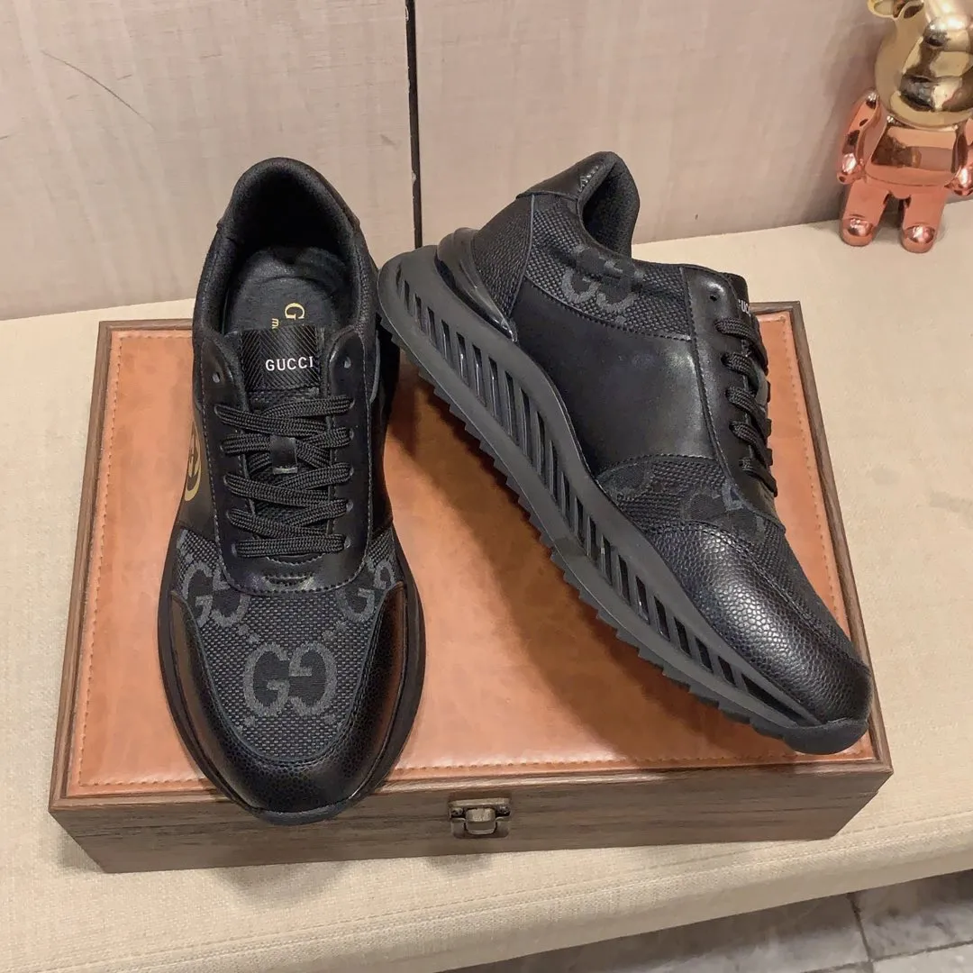 Men's men's shoes💰460💰💰🎩🎩[Lightning][Lightning] "Gucci*" The latest and most popular casual sports shoes, top brand [seduce] luxury~purchase, top~quality. [Strong] The upper is made of imported breathable cowhide with material ➕ breathable sheepskin feet (•) and fine workmanship. The original stylish and stylish soft rubber wear-resistant and non-slip outsole is light and comfortable on the feet. The real thing looks better when taken in real life. 413: code: 38-44, can be customized 45